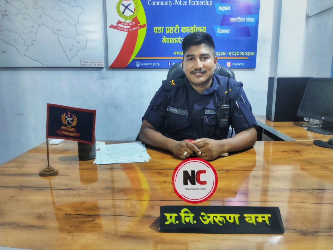 वडा प्रहरी निरीक्षक अरुण बमको कमान्डमा ठुलो  परिमाणमा १०८० पिस  डिस्प्ले सामना बरामद