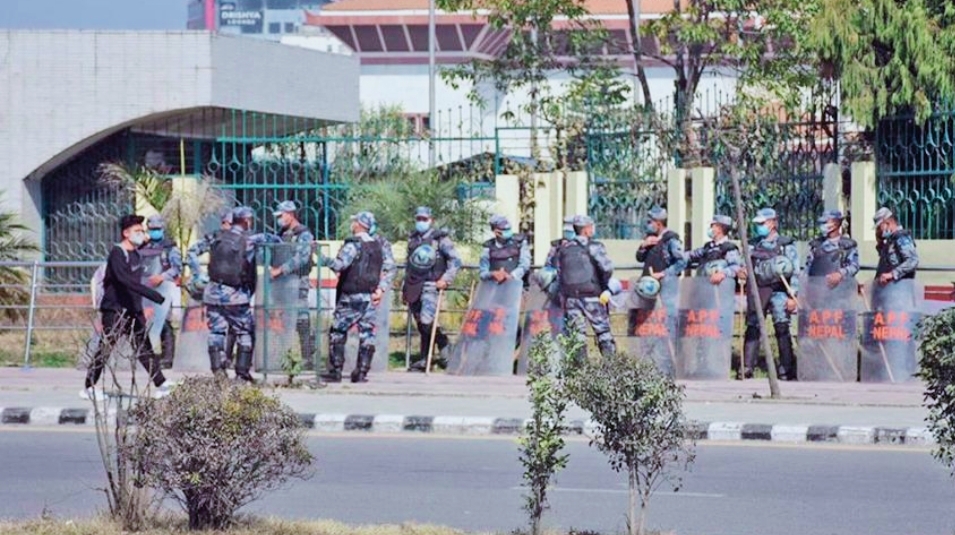 कालो झण्डासहित प्रदर्शन गर्ने ७ जना पक्राउ