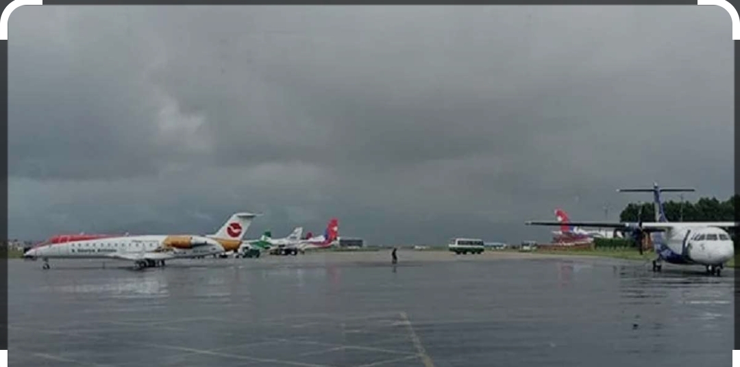 अविरल वर्षाका कारण भोलि बिहानसम्म सबै आन्तरिक उडान स्थगित