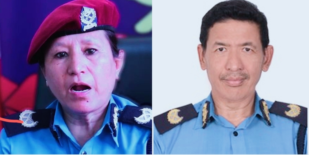 नेपाल प्रहरीका दुईजना प्रहरी नायब महानिरीक्षक (डीआईजी) प्रहरी अतिरिक्त महानिरीक्षक (एआईजी) बढुवा