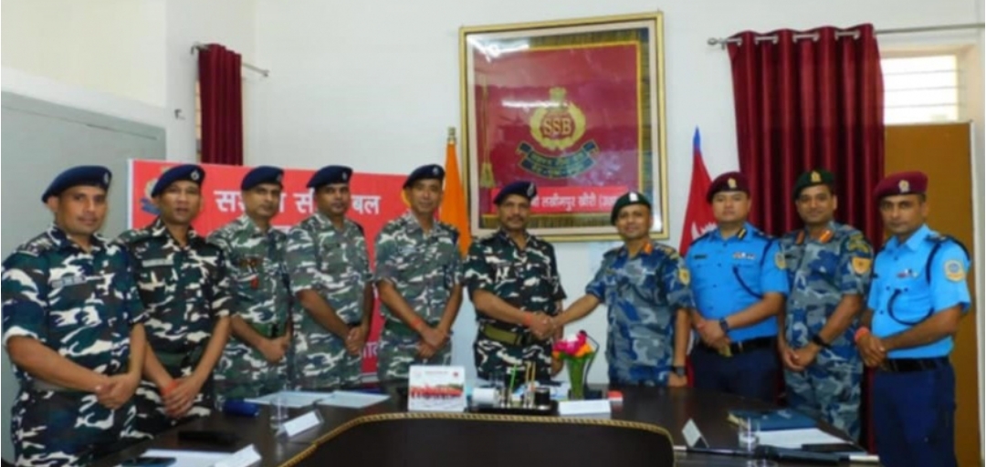 सशस्त्र प्रहरी बल, नेपाल र भारतीय सीमा सुरक्षा बलको बिचमा बैठक