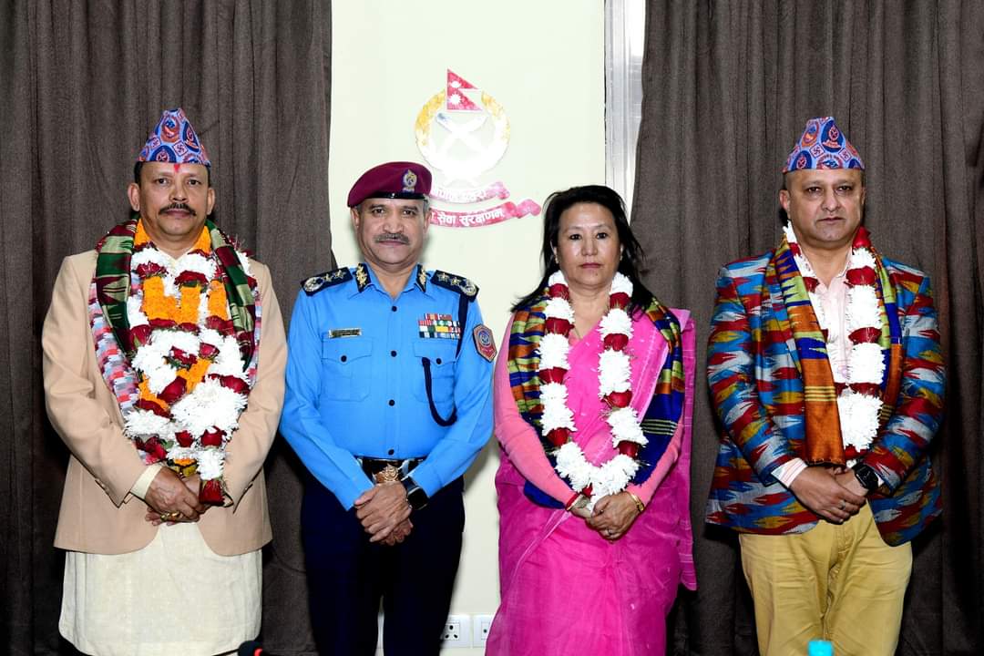 सेवानिवृत्त तीन प्रहरी अधिकारीको विदाइ