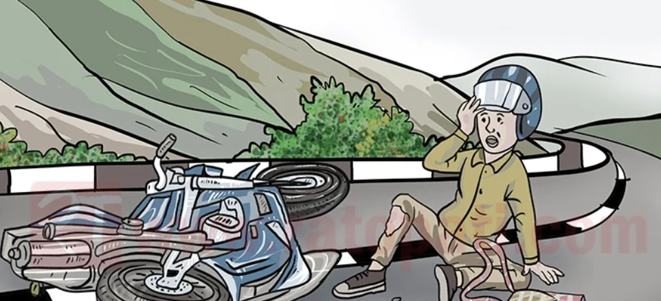 बाइक एक आपसमा ठोकिन्दा एक जनाको मृत्यू