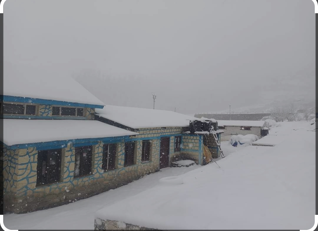 हिमाली जिल्ला हुम्लामा यो वर्ष  पहिलोपटक हिमपात