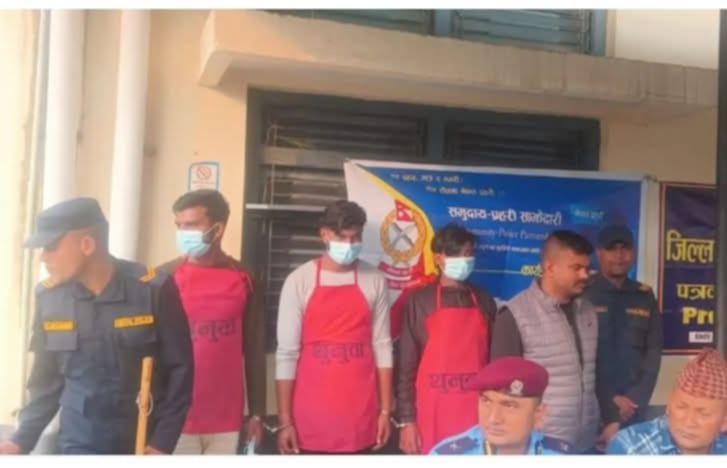 आफ्नै साथीको हत्या गरेको अभियोगमा तीन जना पक्राउ