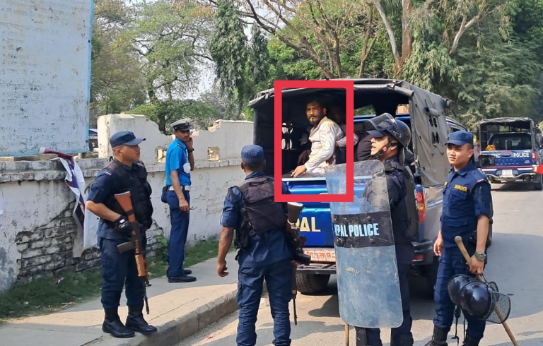 विराटनगरको महेन्द्र मोरङ क्याम्पसका स्वतन्त्र विद्यार्थी युनियन स्ववियु सभापति जसवन्त पौडेलसहित ६ जना पक्राउ