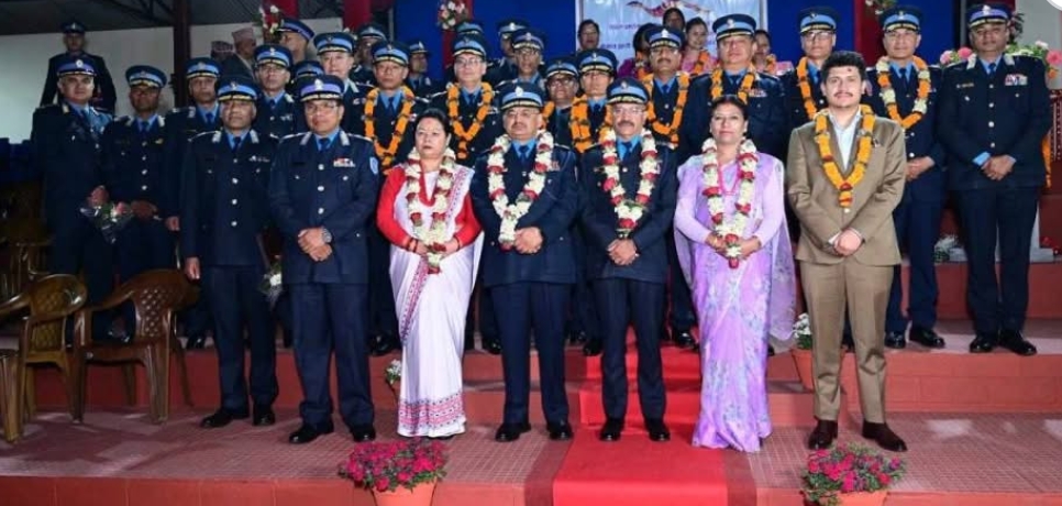 प्रहरी महानिरीक्षक कुँवरसहित वरिष्ठ अधिकृतहरूको बिदाइ