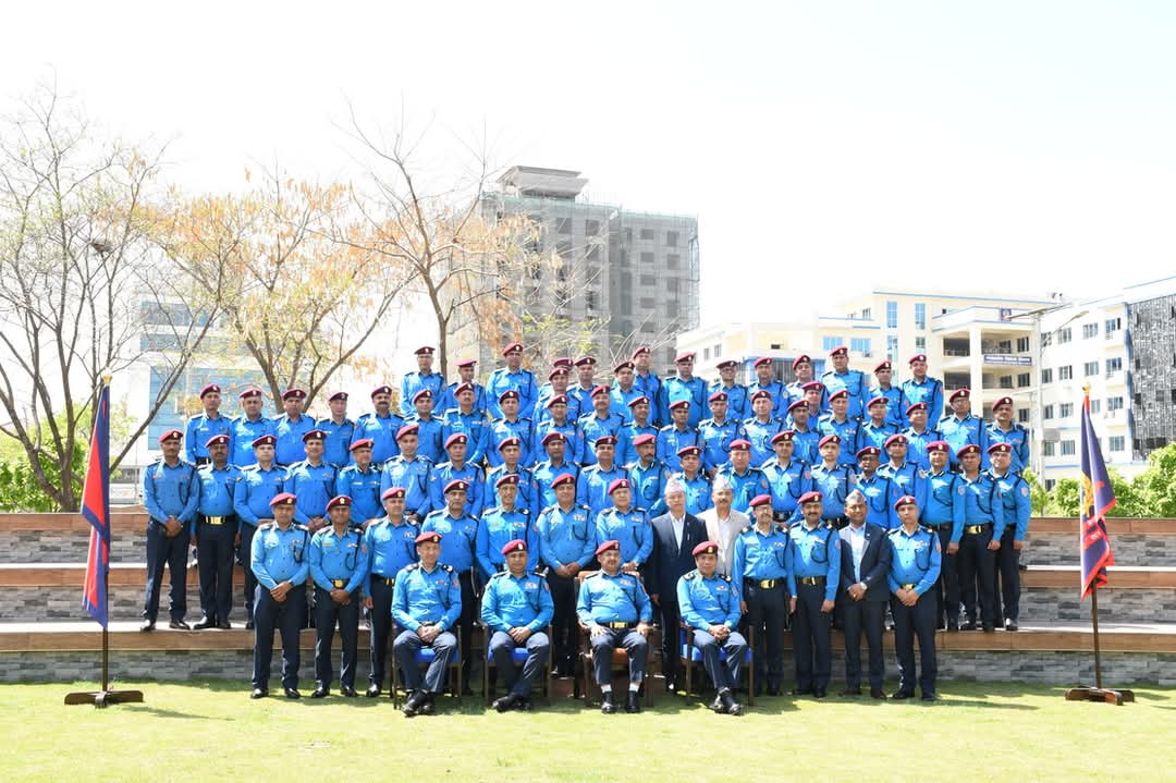 ६० जना प्रहरी निरीक्षकहरू दर्ज्यानी चिन्हद्वारा सुशोभित