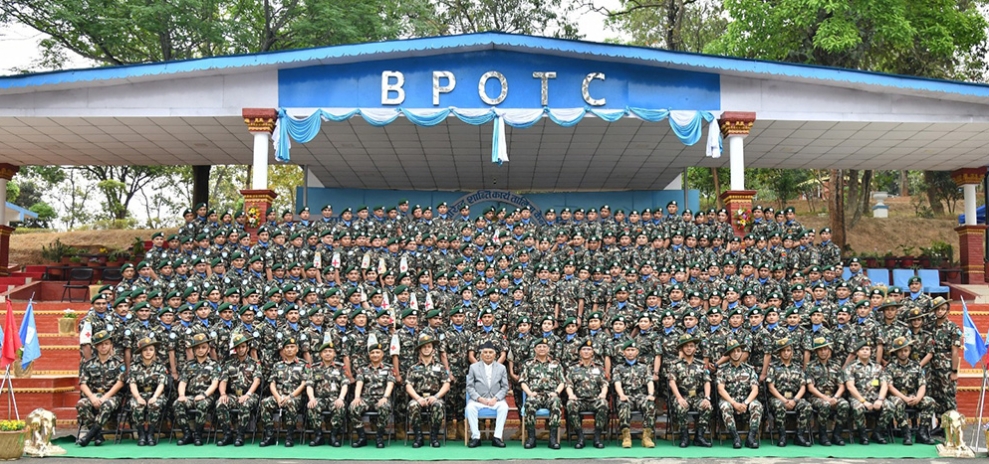 नेपाली सेनाको प्रि-डिप्लोयमेन्ट तालिम समापन