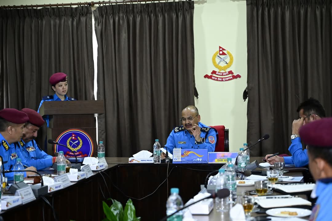 अपराध अनुसन्धान एवम् नियन्त्रणको लागि भरपर्दो सुरक्षा रणनीति तयार गरी प्रहरी परिचालन गर्नुपर्ने प्रहरी महानिरीक्षक दिपक थापा