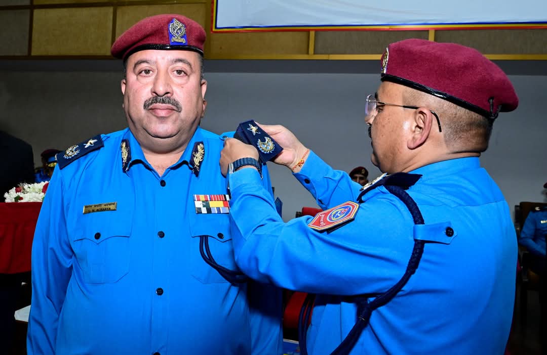 प्रहरी अतिरिक्त महानिरीक्षक एआइजी लालमणि आचार्य अवकाशमा