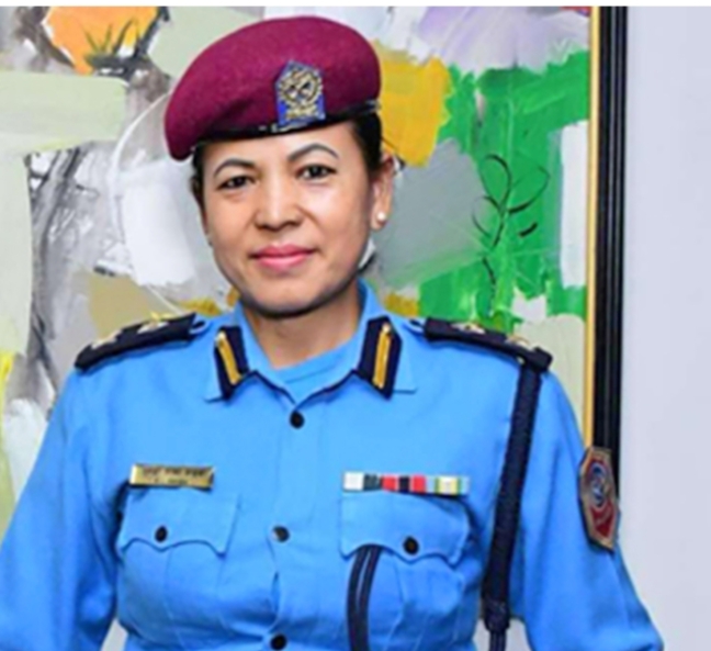 डीएसपी  शुभद्रा वाइवालाई प्रहरी प्रधान कार्यालय नक्साल  तानियो