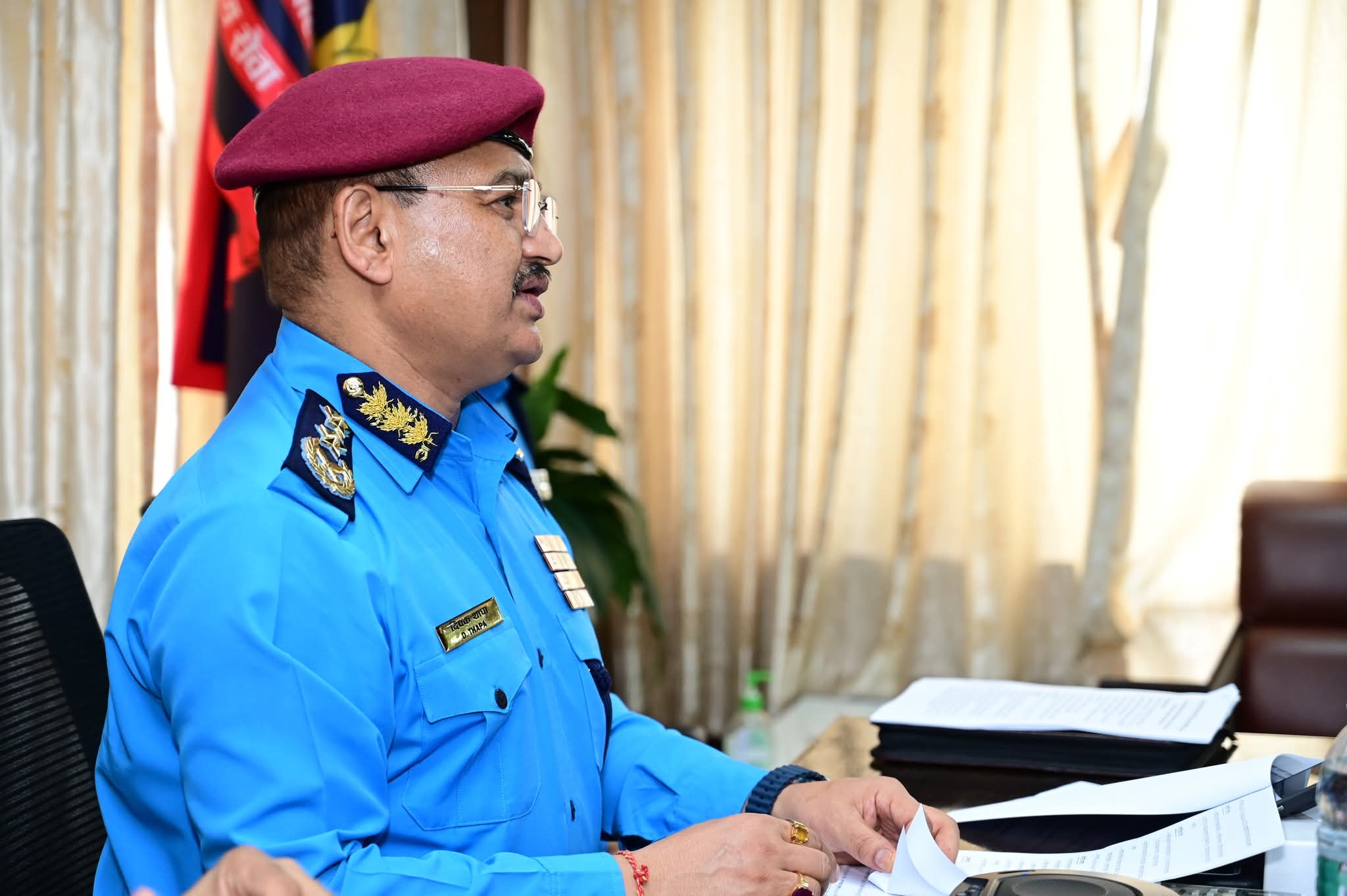 प्रहरी महानिरीक्षक थापाले सीमा क्षेत्रमा हुने आपराधिक गतिविधि नियन्त्रण गर्न निर्देशन