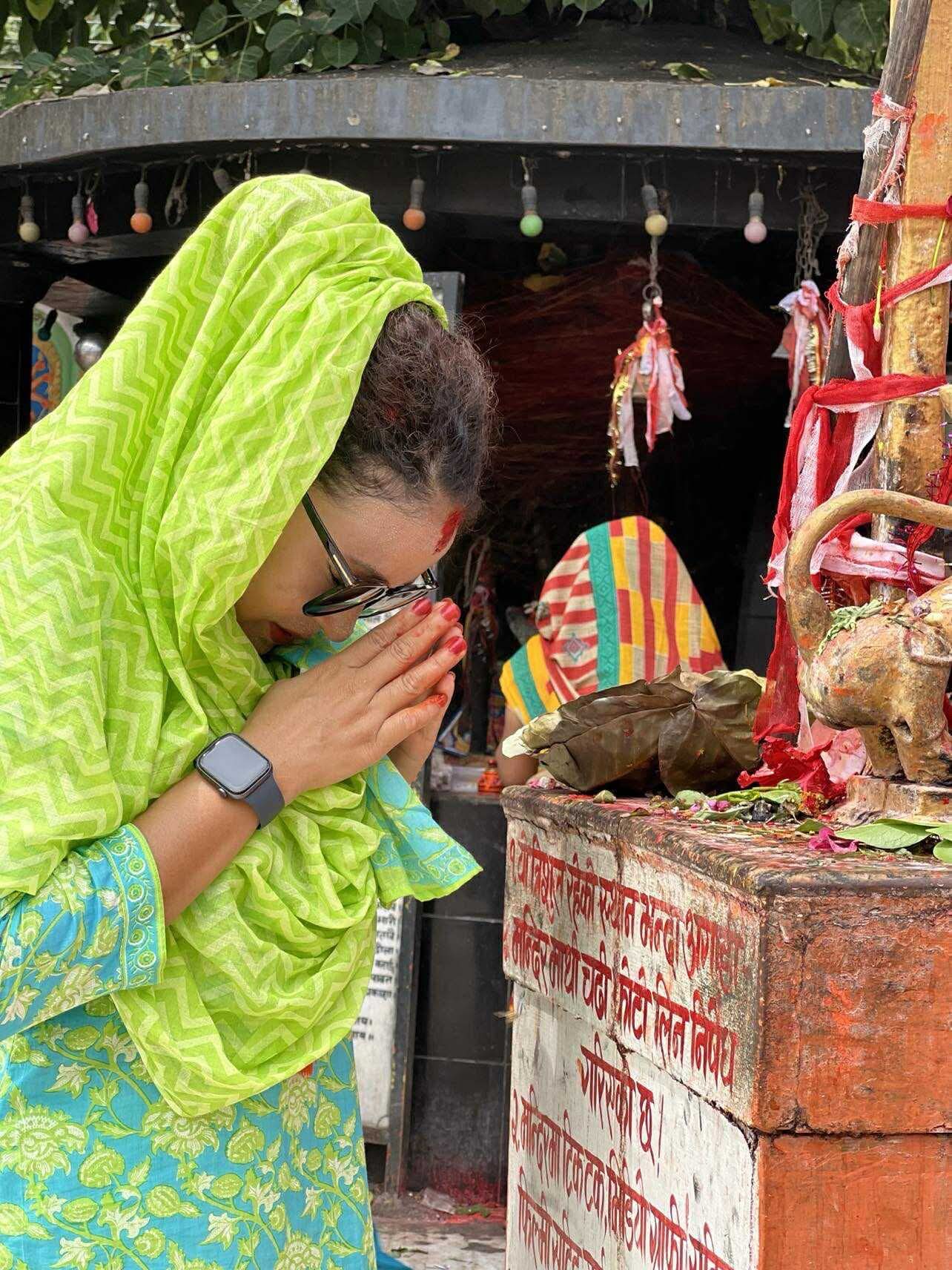 बाँकेको बागेश्वरी मन्दिरमा  साउन महिनाको पहिलो दिन