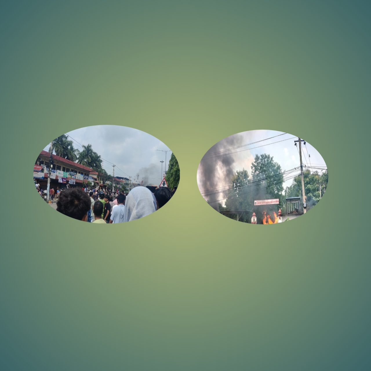 नेपालगन्जमा प्रदर्शनकारीले जलाए उपमहानगपालिक  सिडिओ कार्यालय र अदालत