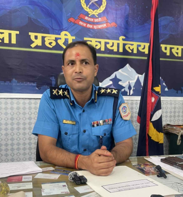 पर्सा एसपी पाठकको एक महिना